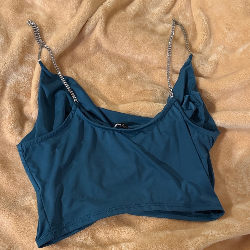 Elegant Green Maxi Skirt and Top Matching Set - Picture 4 of 5